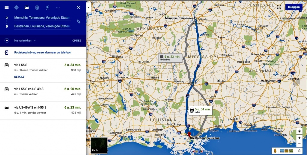 Memphis to Destrehan