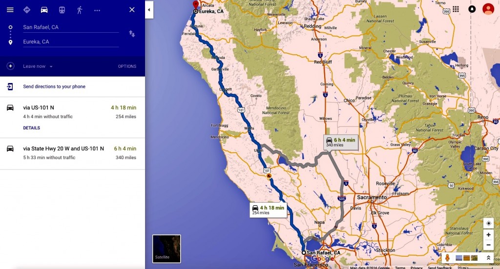 3:27 San Rafael> Eureka