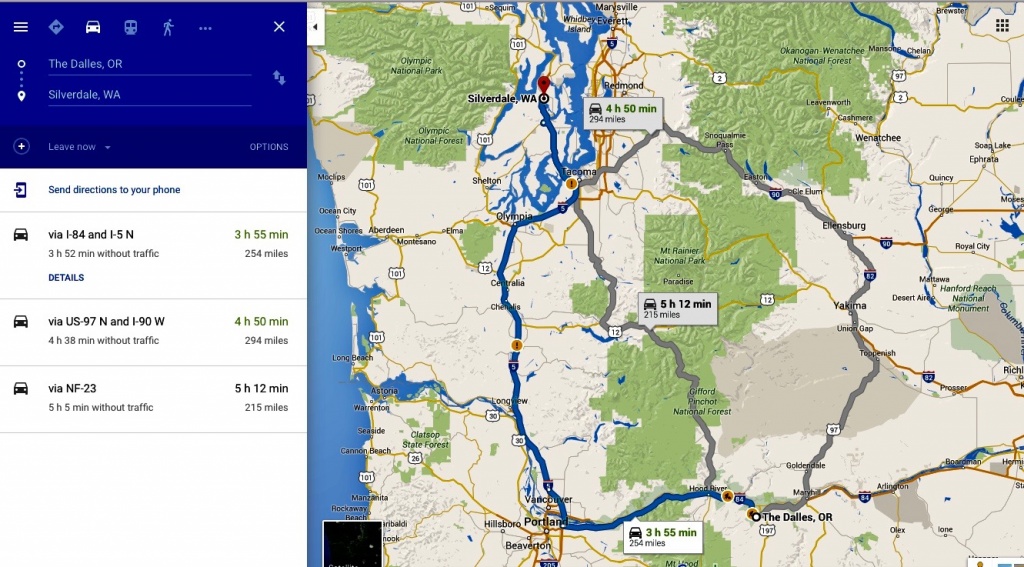 4:16 Silverdale>the Dalles