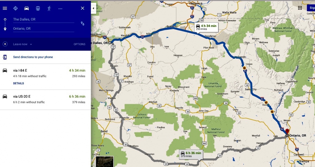 April 17 the Dalles>Ontario