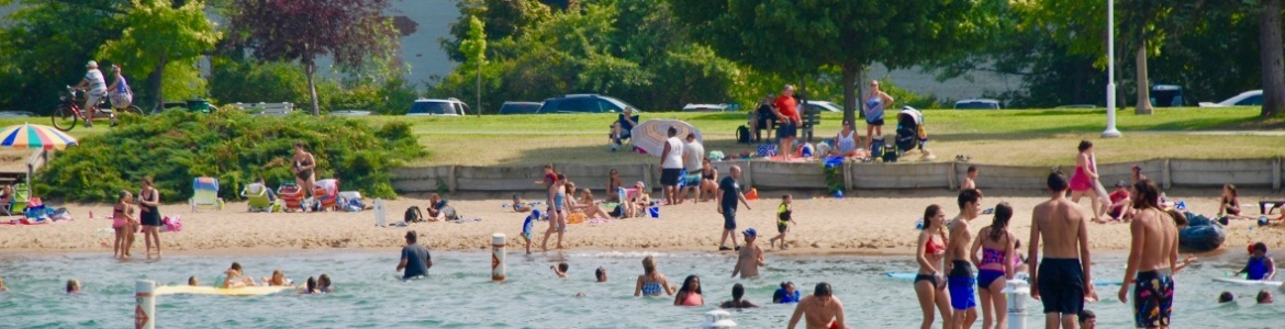 Summer beach fun in Traverse City
