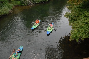 in town kayaking course