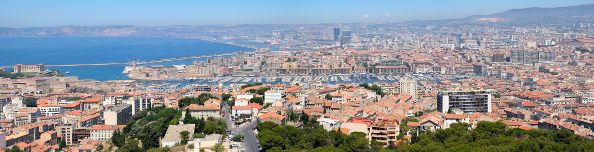 View of Marseille from Notre Dame de la Garde