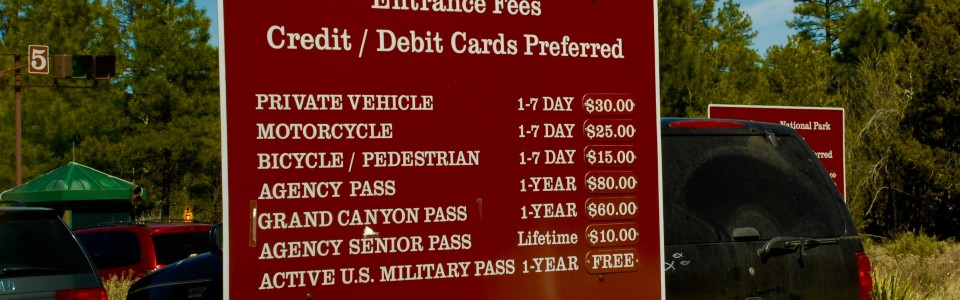 Park Fees at the Grand Canyon